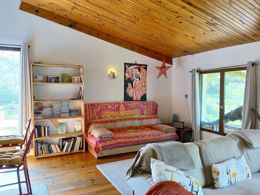 Bright Loft With Mountain And Nature View Sougraigne Exteriér fotografie